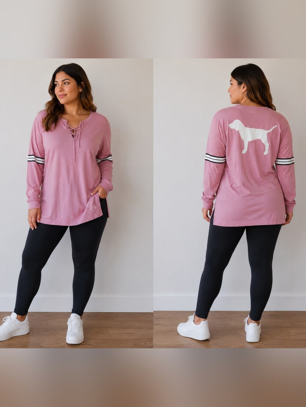 XS VS Pink Long Sleeve